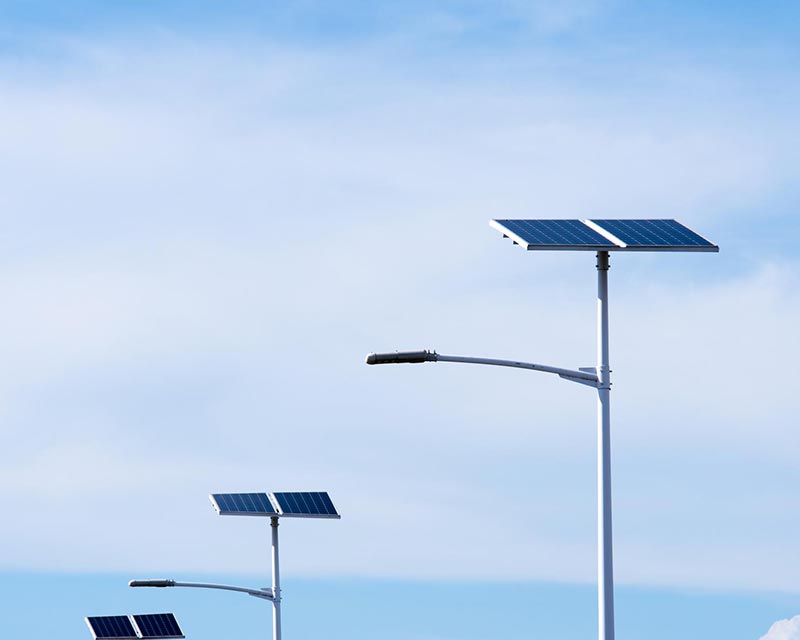 Solar-Powered Smart Street Lighting